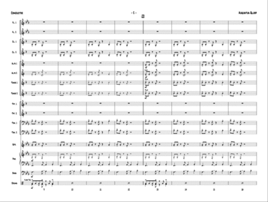 Augustus Gloop Augustus Gloop Jazz Ensemble scores gallery preview page 3