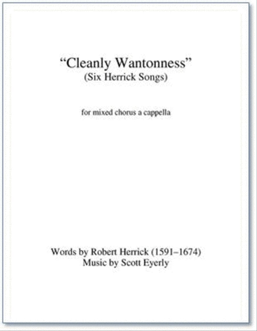 Cleanly Wantonness 4-Part scores gallery preview page 1