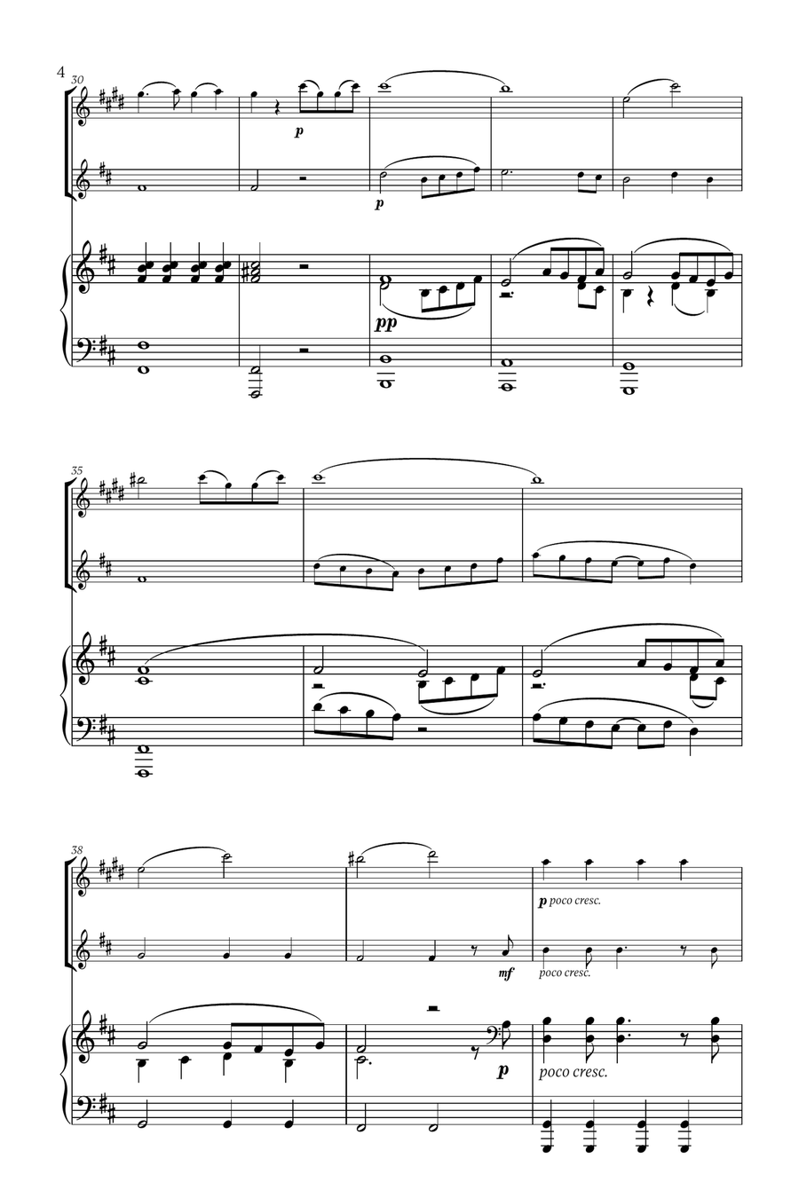 Mary, Did You Know? Woodwind Duet scores gallery preview page 4