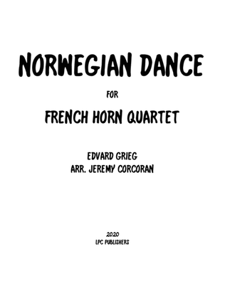 Book cover for Norwegian Dance for French Horn Quartet