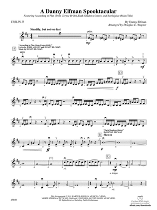 A Danny Elfman Spooktacular: 2nd Violin