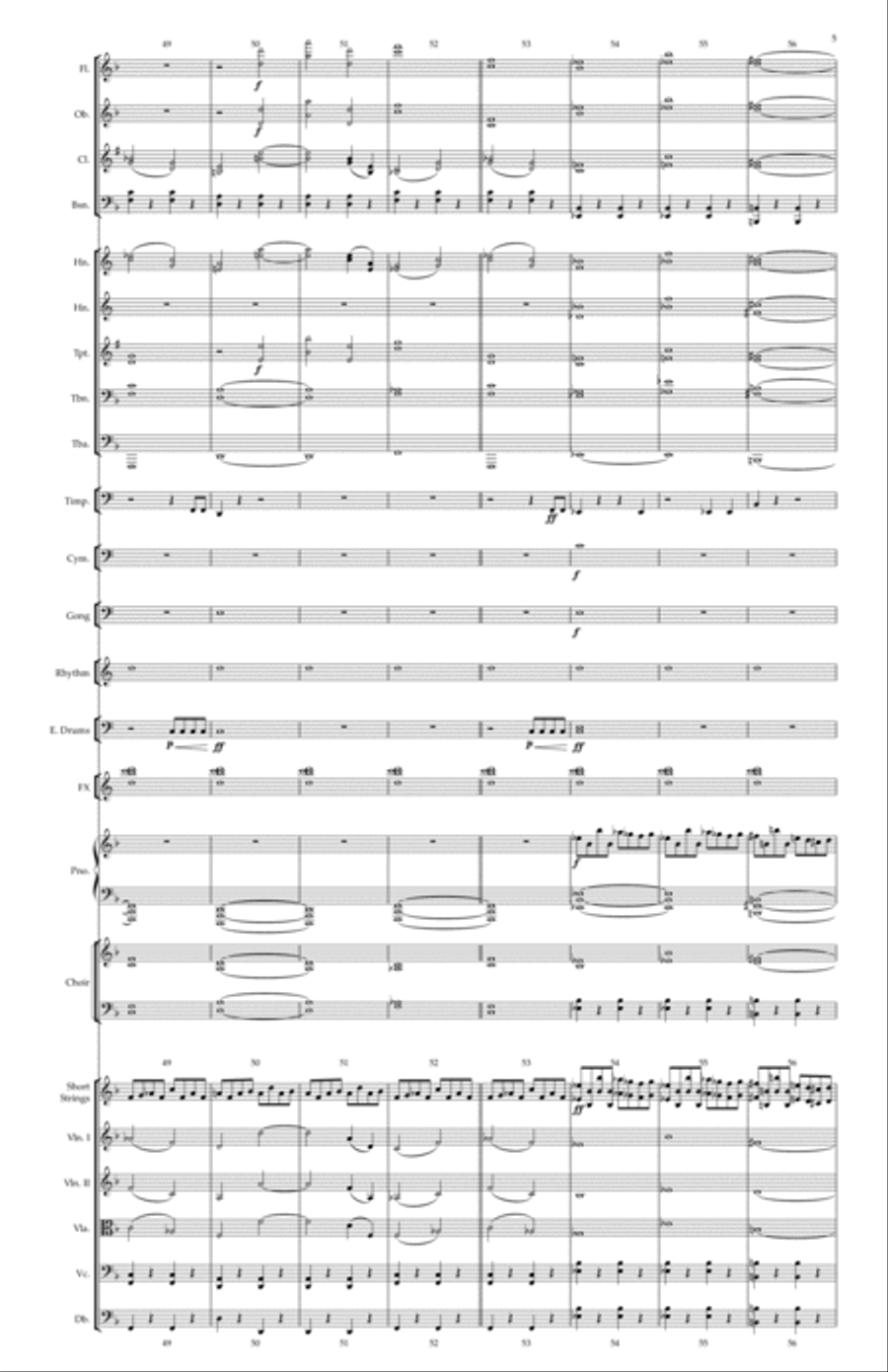 Mystery of the Million Suns 4-Part scores gallery preview page 5