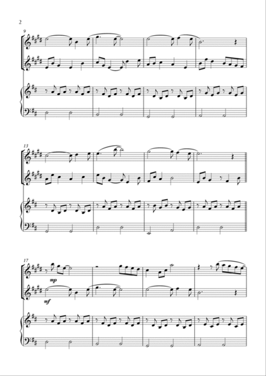 The John Dunbar Theme B-Flat Clarinet scores gallery preview page 3