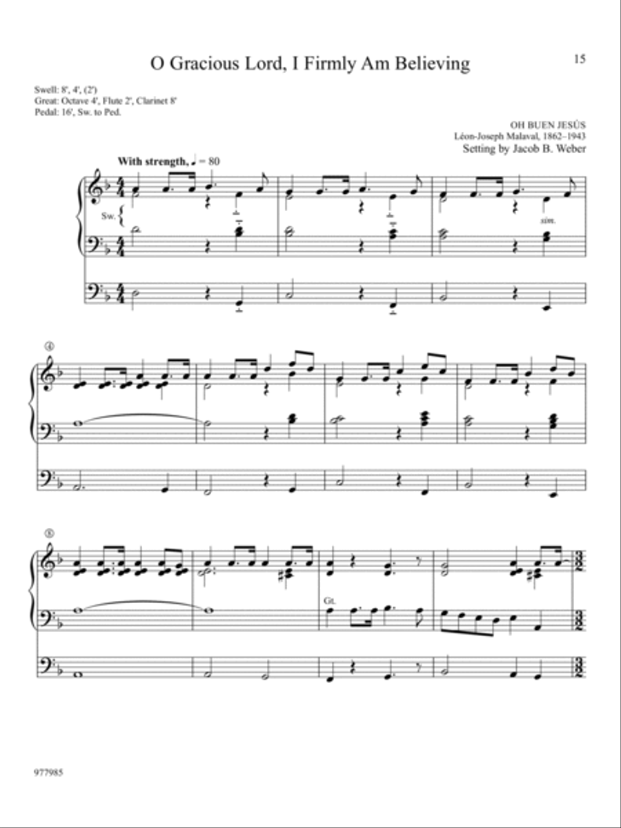 Communion Mosaics Organ scores gallery preview page 5