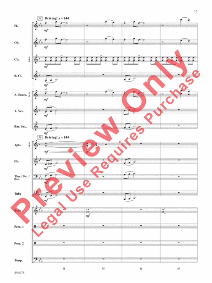 Once Upon a Time Signature Concert Band scores gallery preview page 16