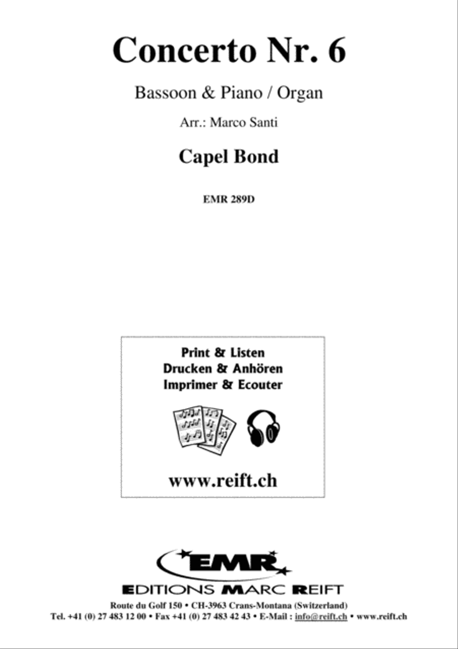 Concerto No. 6 Bassoon Solo scores gallery preview page 2