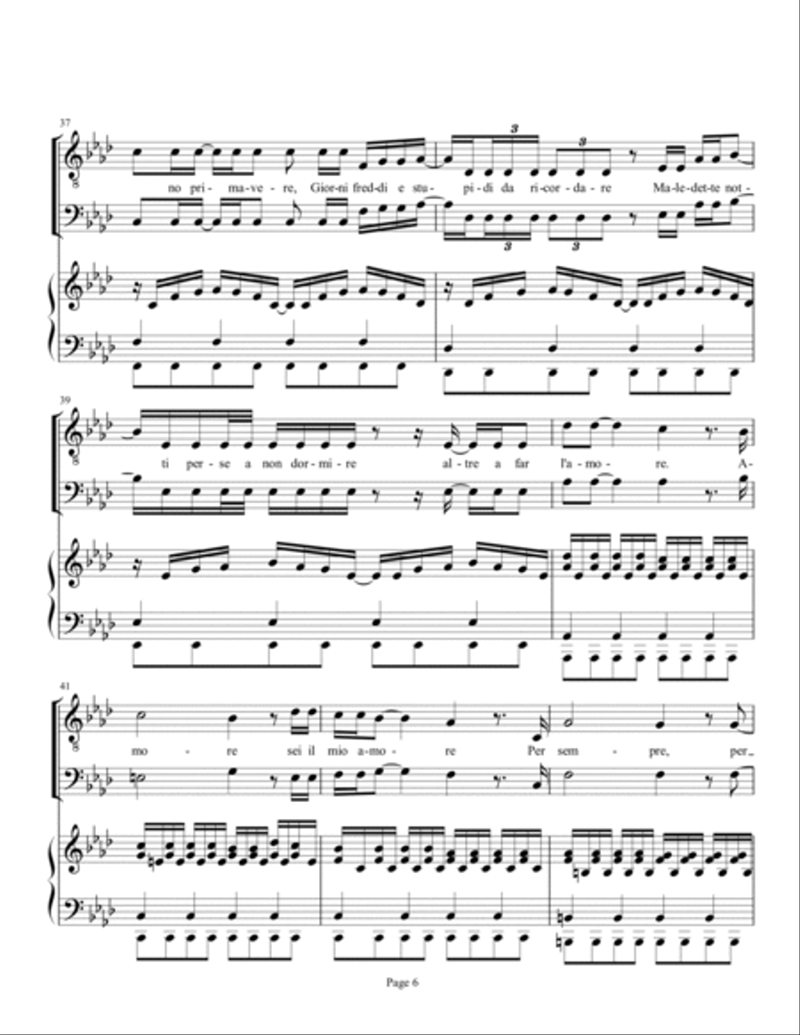 Grande Amore Tenor Voice scores gallery preview page 6