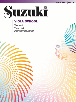 Book cover for Suzuki Viola School, Volume 2