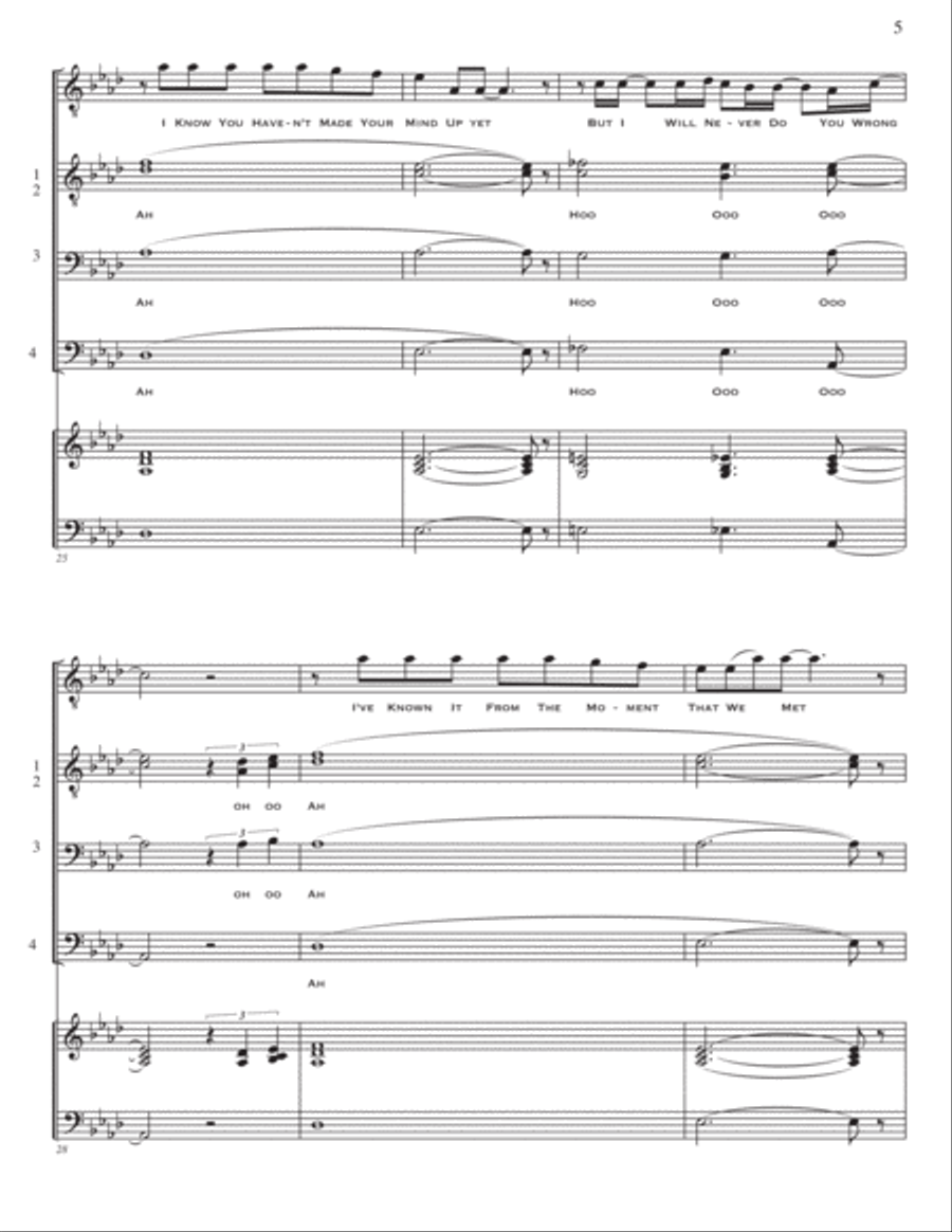 To Make You Feel My Love To Make You Feel My Love TTBB scores gallery preview page 6