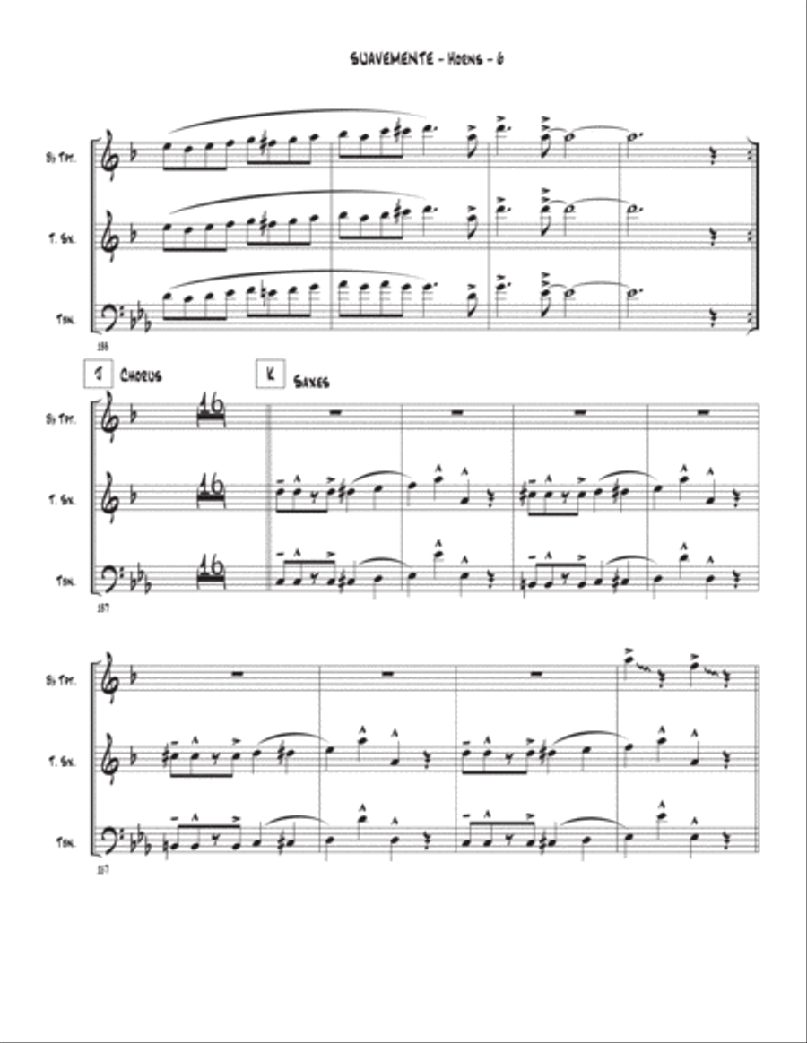 Suavemente by Elvis Crespo Tenor Saxophone Digital Sheet Music Sheet Music Plus