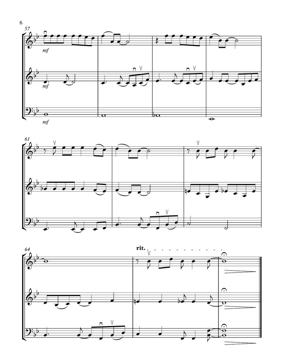 Make You Feel My Love String Trio scores gallery preview page 6