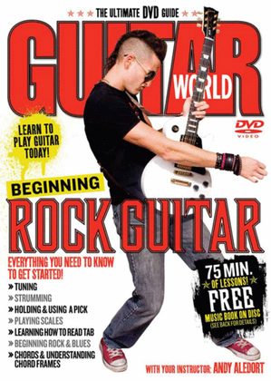 Book cover for Guitar World -- Beginning Rock Guitar