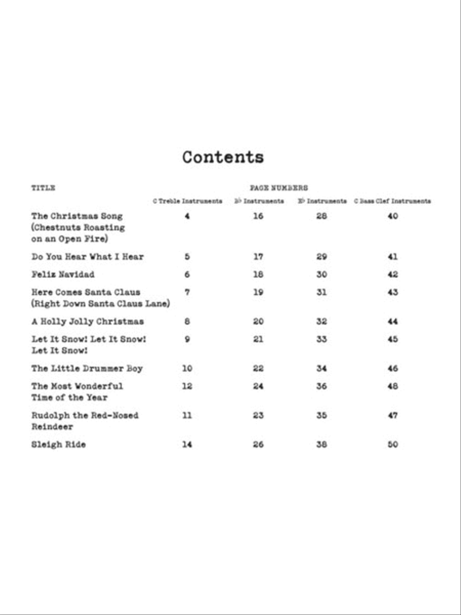 Christmas Tunes Play-Along Piano scores gallery preview page 2
