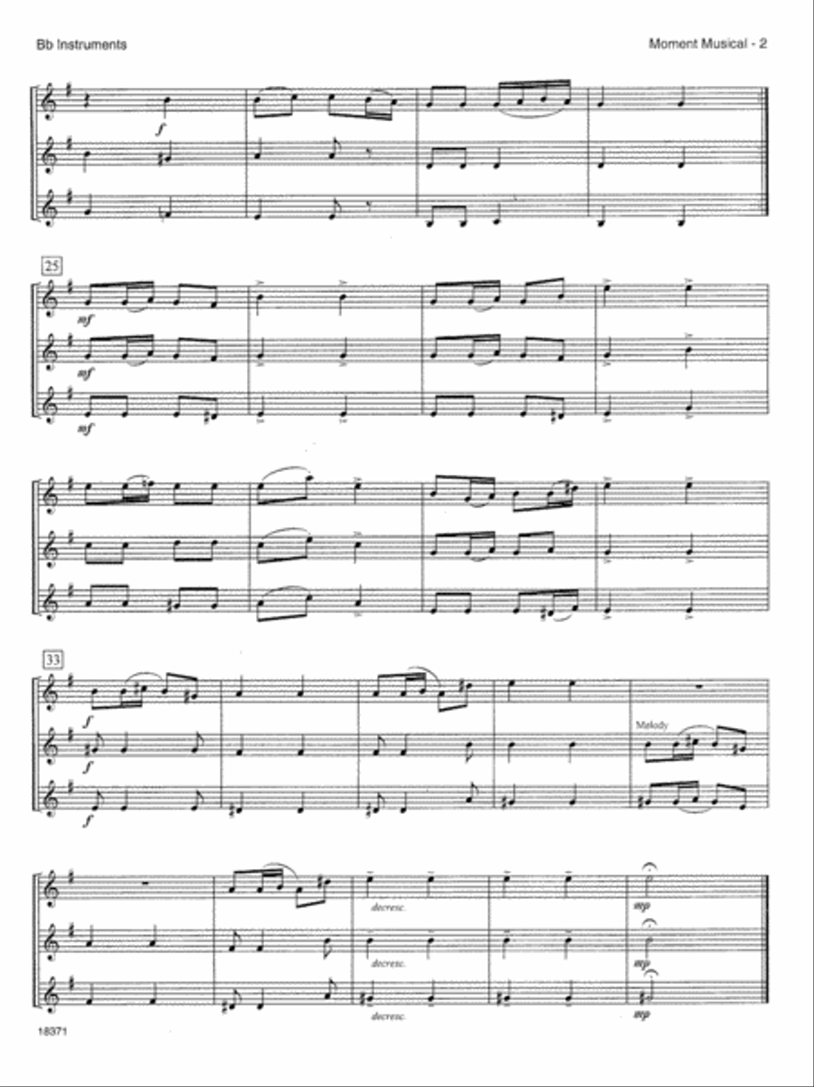 FlexTrios For Brass (playable by any three brass instruments) Brass Trio scores gallery preview page 3