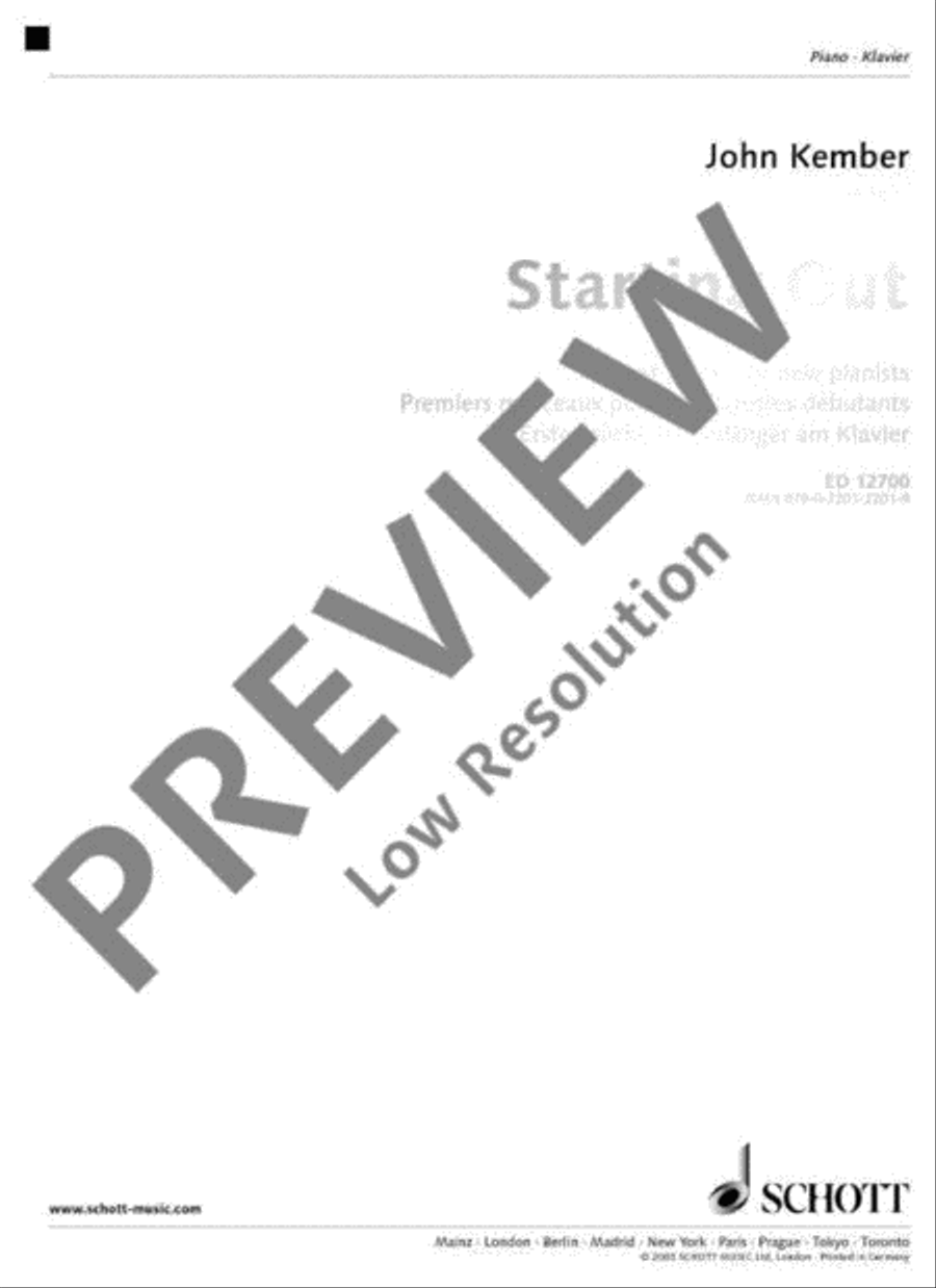 Starting Out Starting Out Piano Solo scores gallery preview page 2
