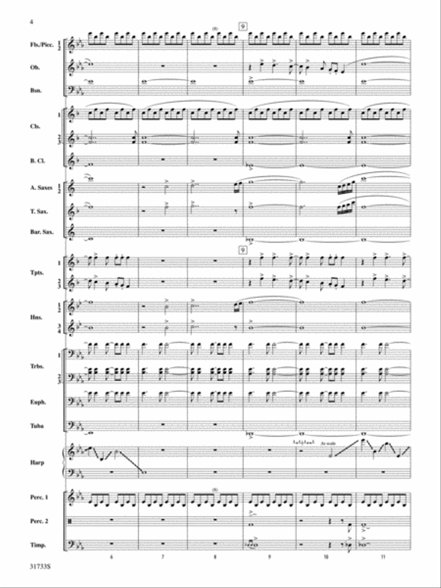 Santa's Journey Concert Band scores gallery preview page 3