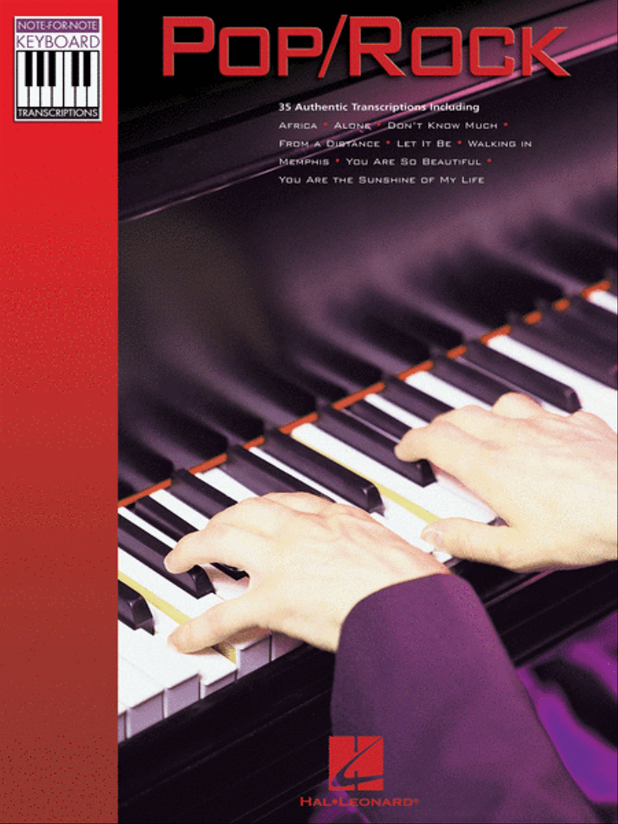 Pop/Rock Piano scores gallery preview page 1