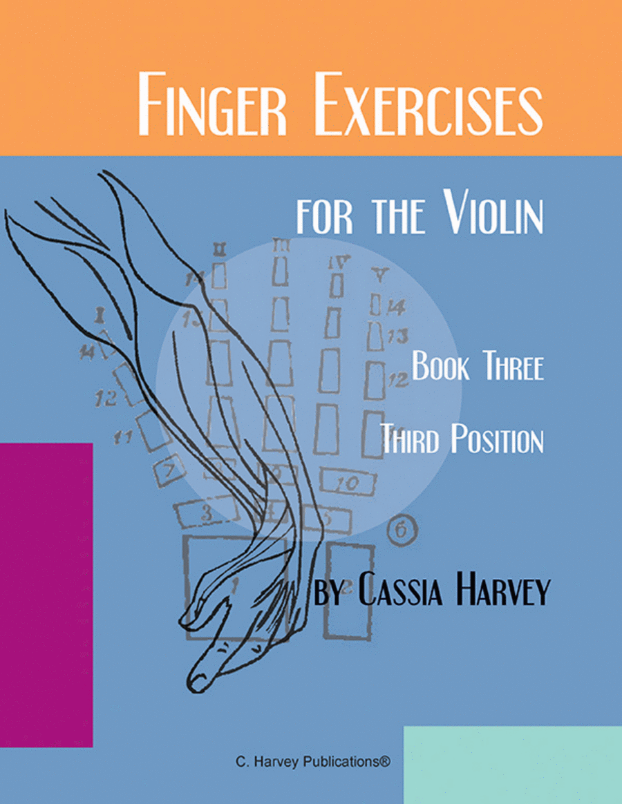 Finger Exercises for the Violin, Book Three, Third Position Violin scores gallery preview page 1