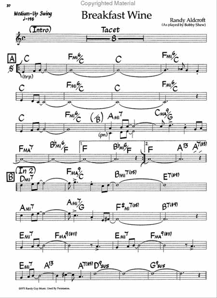 The New Real Book - Bb Edition B-Flat Instrument scores gallery preview page 2