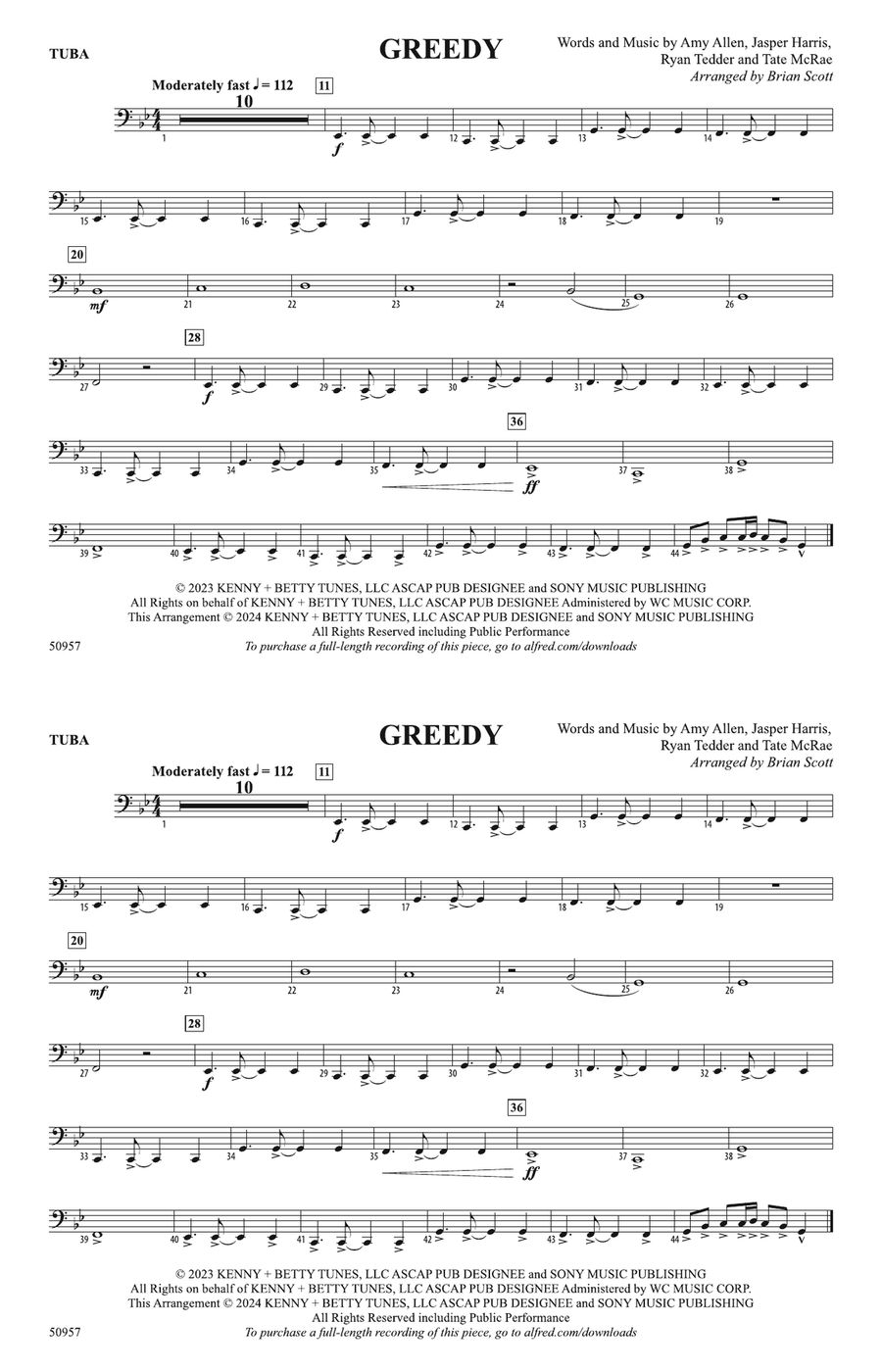 Greedy: Tuba