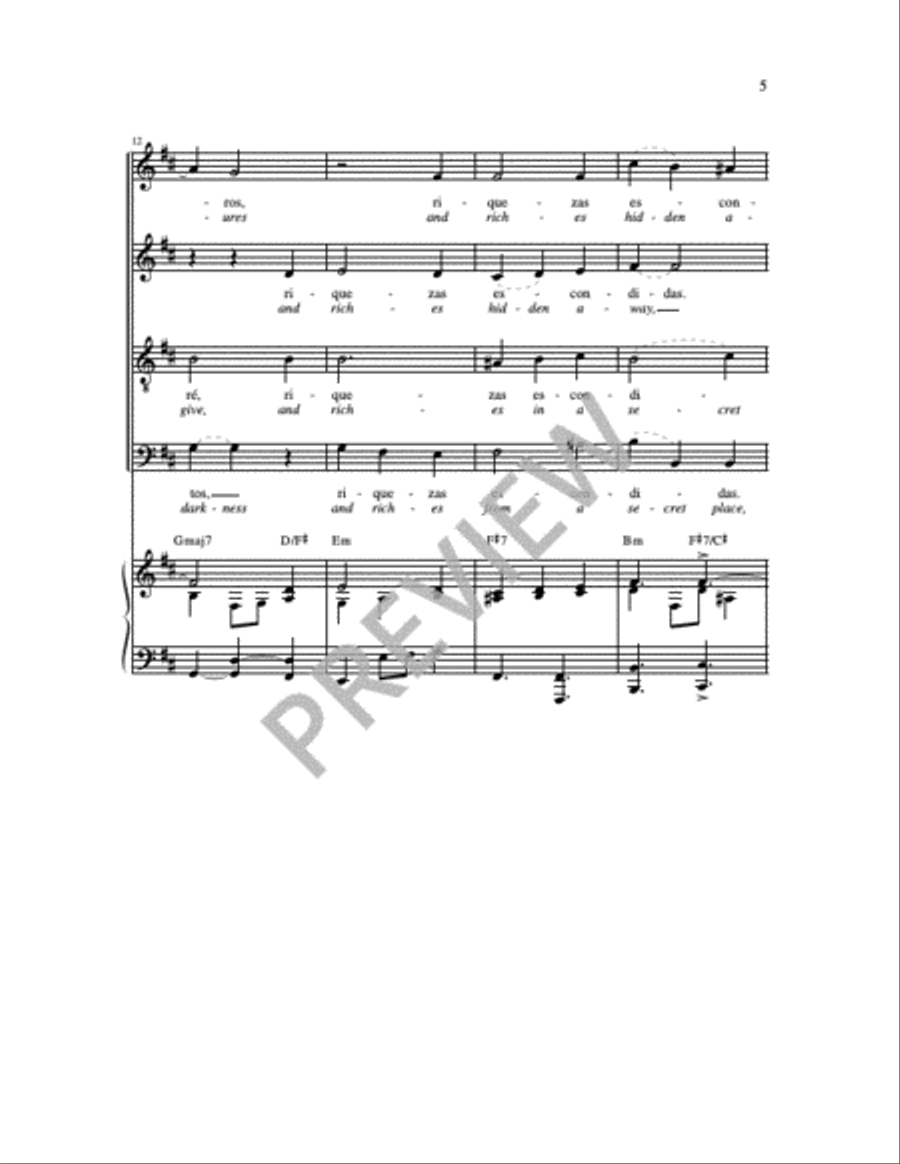 Tesoros Ocultos 4-Part scores gallery preview page 11
