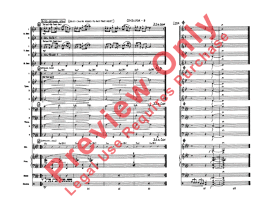 James Bond Theme Jazz Ensemble scores gallery preview page 12