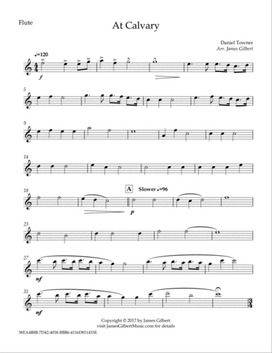 At Calvary Woodwind Quintet scores gallery preview page 2