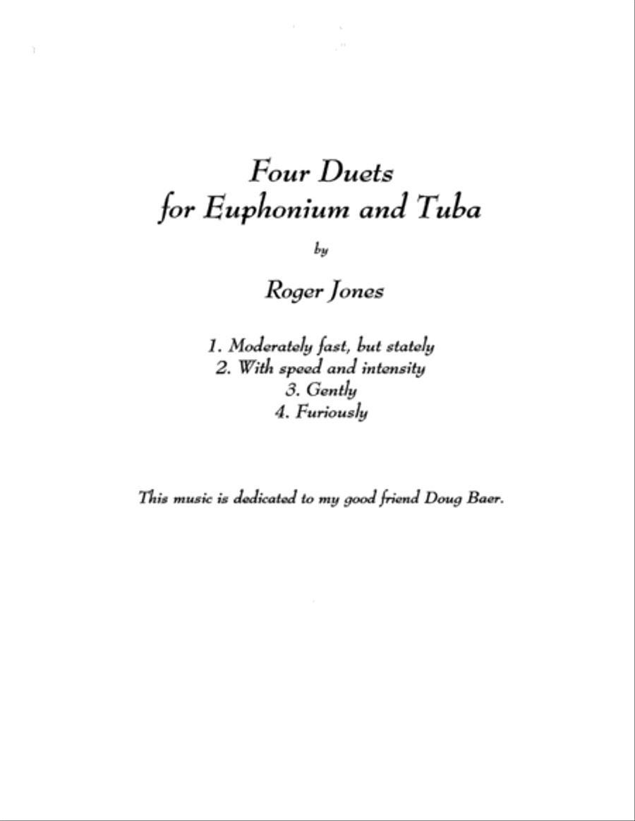 Four Duets Four Duets Brass Duet scores gallery preview page 2