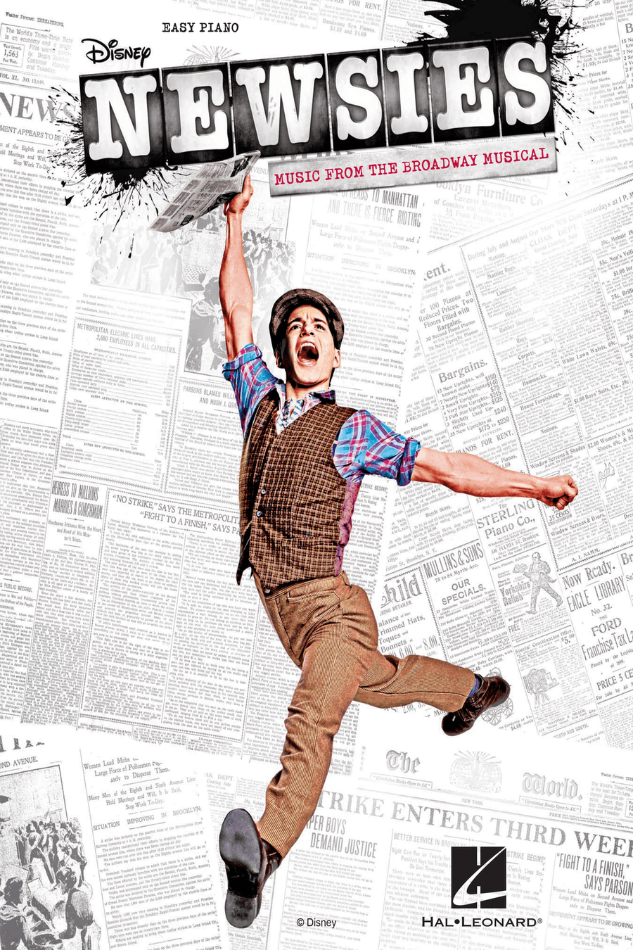 Newsies Easy Piano scores gallery preview page 1