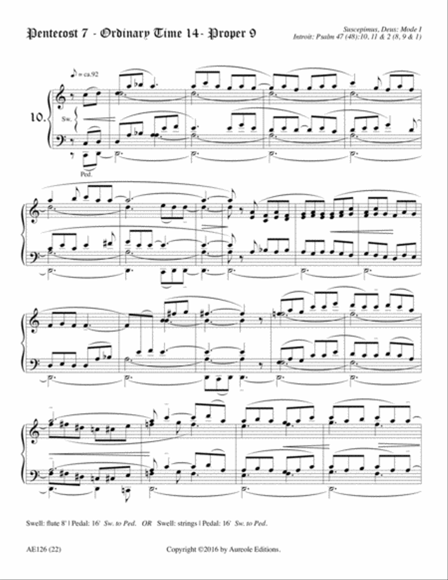 A Gregorian Liturgical Year for Organ, Volume 3 Organ scores gallery preview page 30