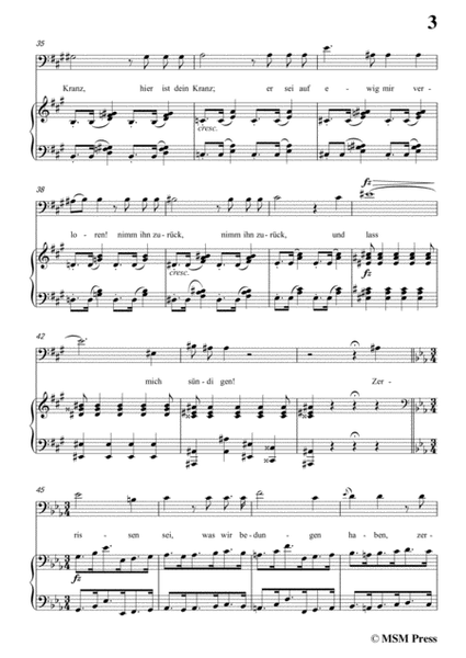 Schubert-Der Kampf,Op.110,in f sharp minor,for Voice&Piano image number null