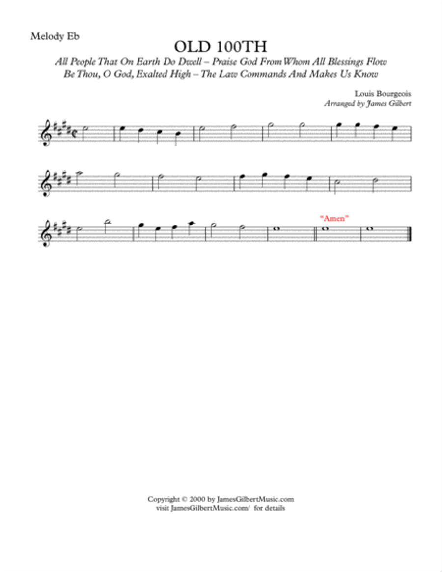 OLD 100TH Small Ensemble scores gallery preview page 3