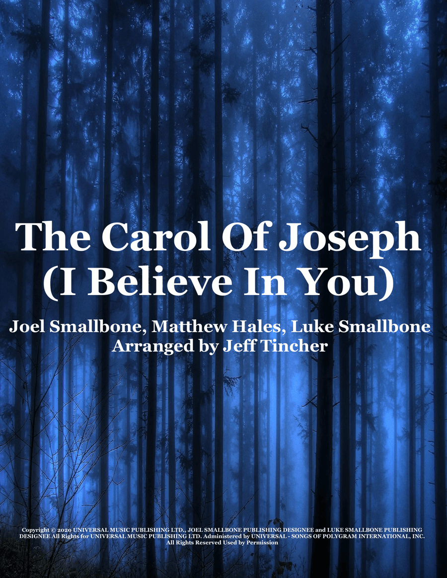 The Carol Of Joseph (i Believe In You) Piano, Vocal scores gallery preview page 1