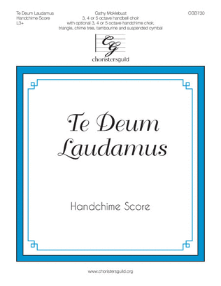 Book cover for Te Deum Laudamus - Handchime Score