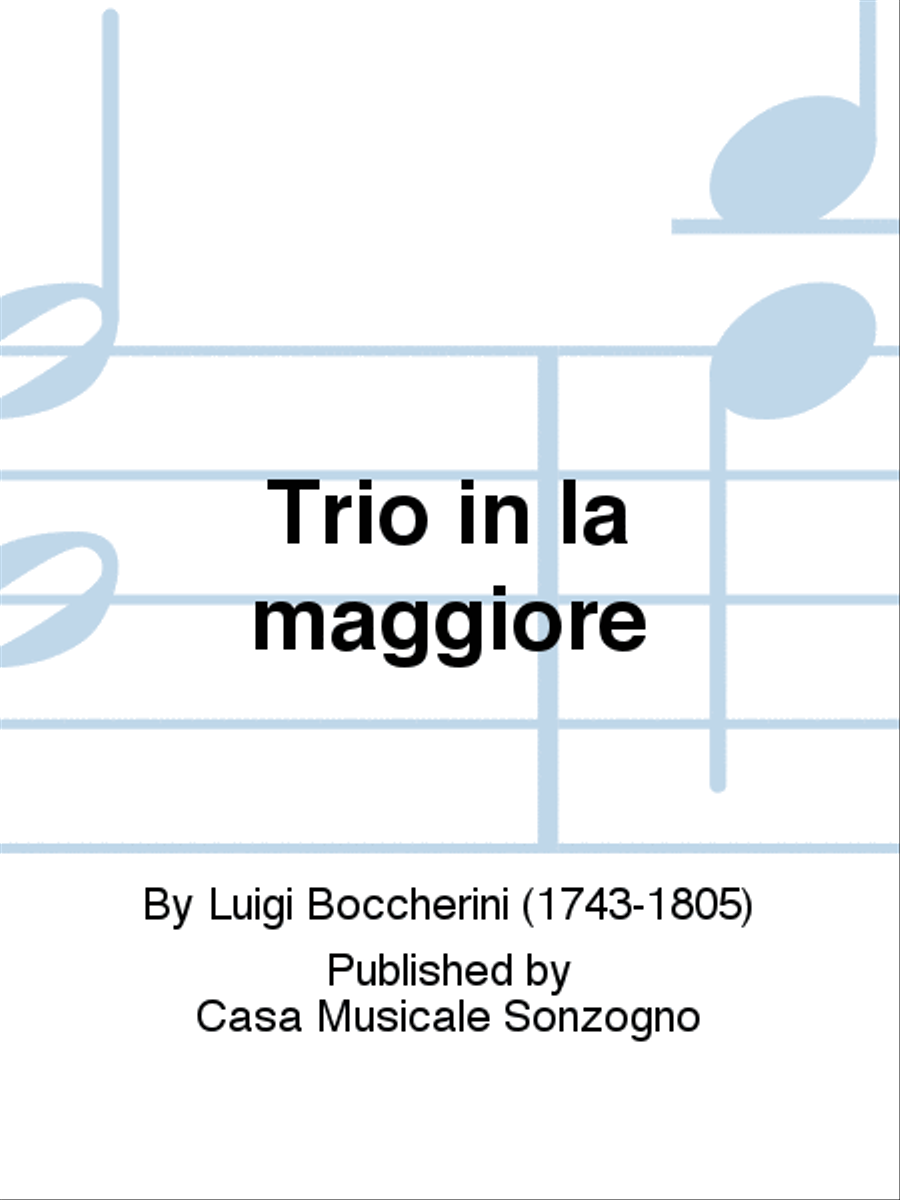 Trio in la maggiore Flute scores gallery preview page 1