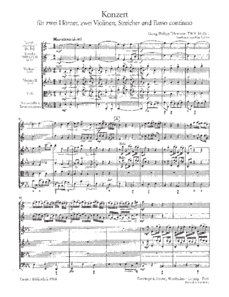 Concerto in Eb major TWV 54:Es 1