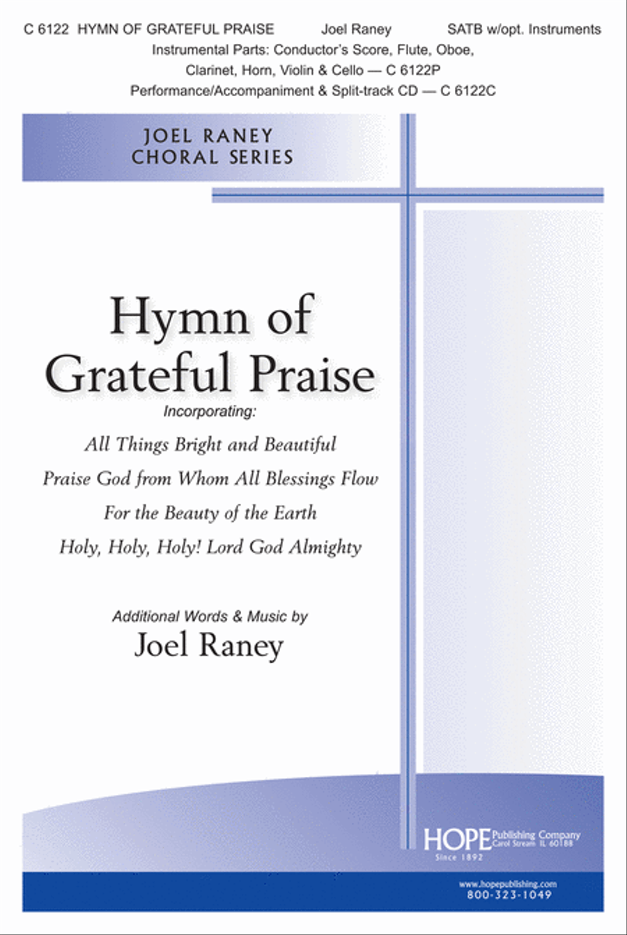 Hymn of Grateful Praise 4-Part scores gallery preview page 1