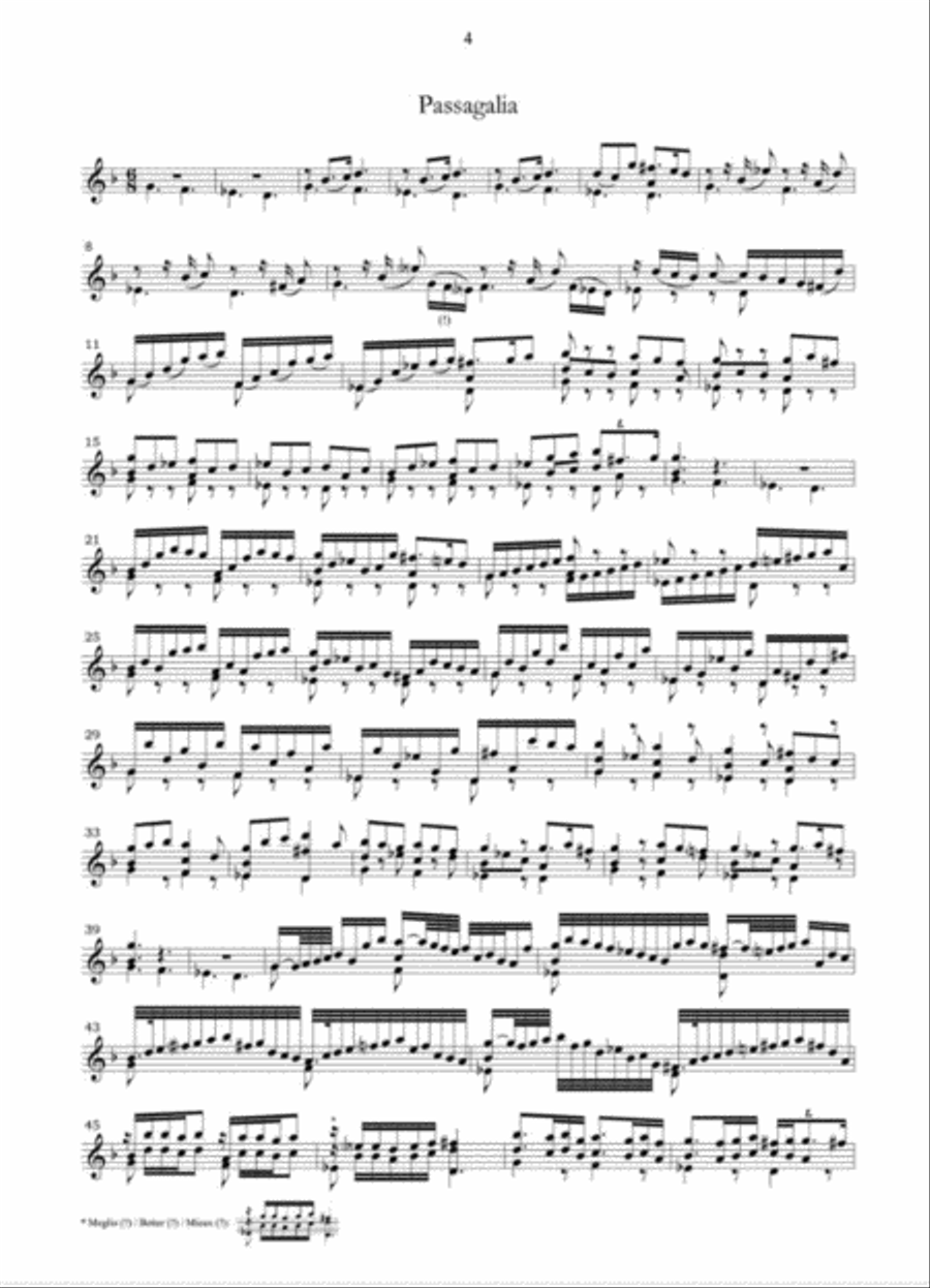 Passagalia per violino solo (MS, 1676 ca.) Violin Solo scores gallery preview page 2