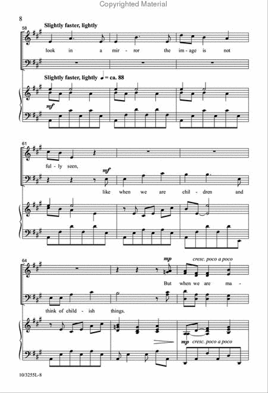 Love Abides Forever Love Abides Forever 4-Part scores gallery preview page 8