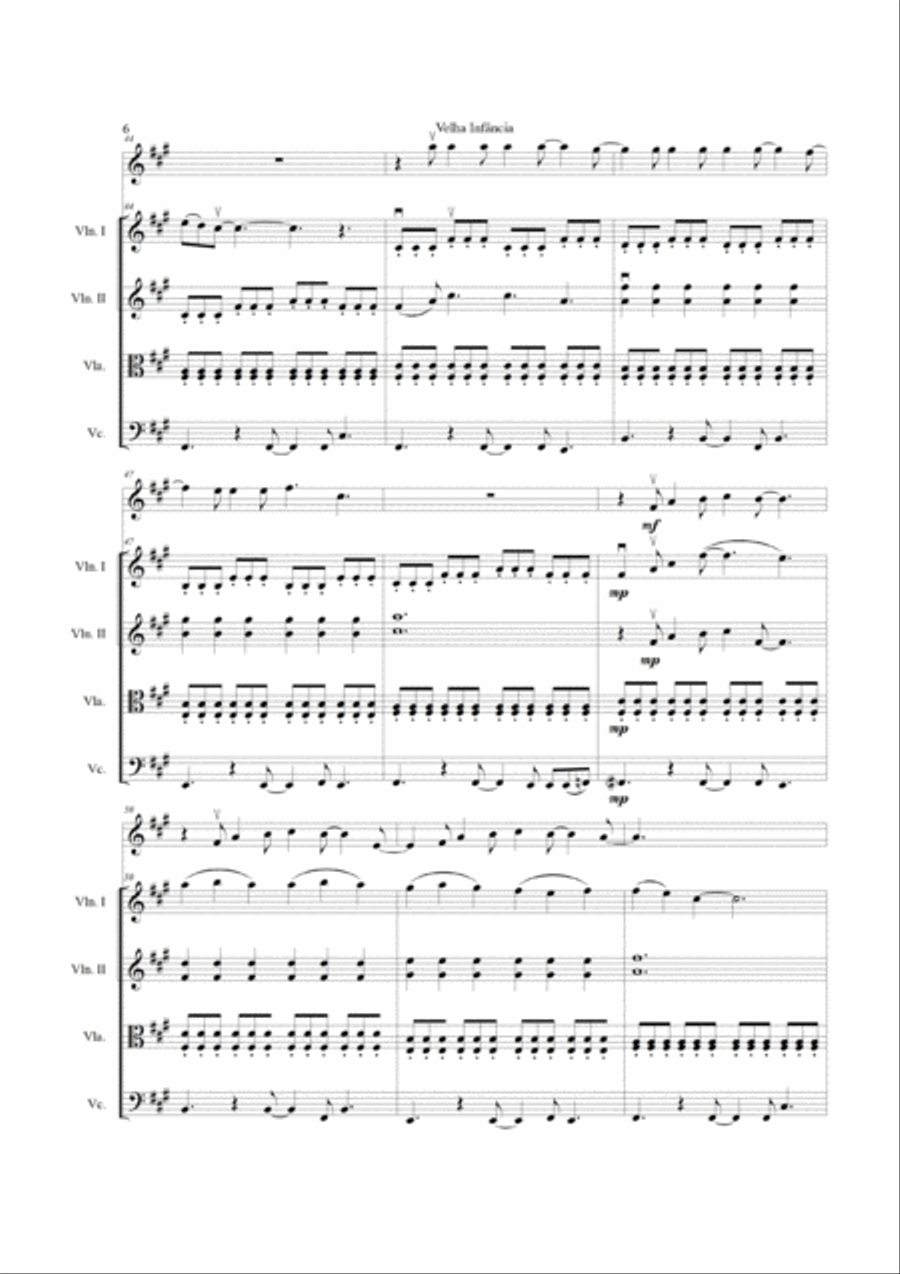 Velha Infancia Large Ensemble scores gallery preview page 6