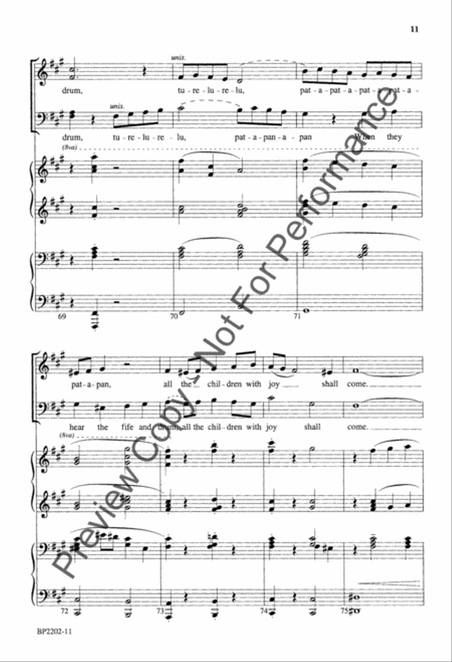 Patapan - Helvey 4-Part scores gallery preview page 11