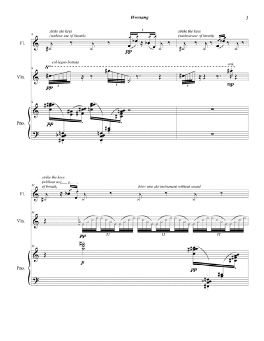 Hwesang Small Ensemble scores gallery preview page 5