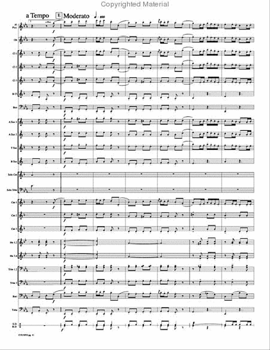 Cousins Cousins Concert Band scores gallery preview page 14