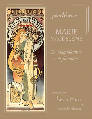 Marie-Magdeleine: la Magdaléenne a la fontaine - for LEVER HARP