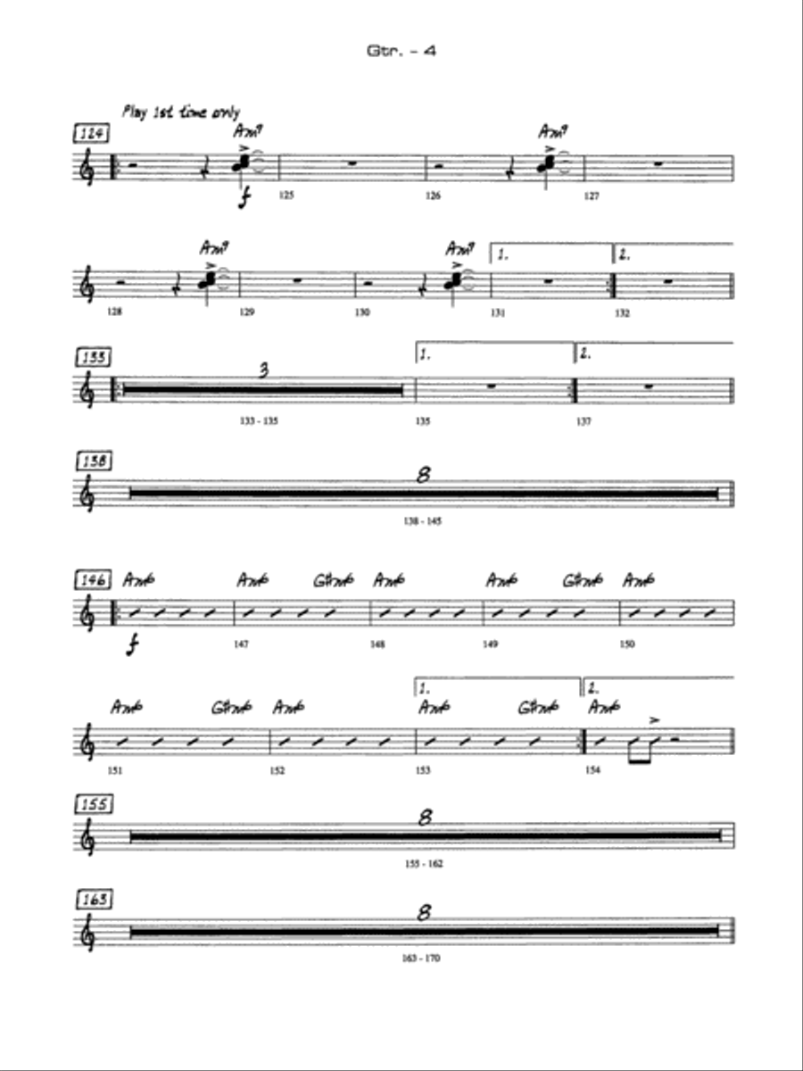 A Salute to Benny Goodman: Guitar Jazz Ensemble scores gallery preview page 4
