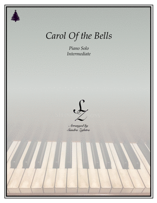 Book cover for Carol of the Bells (intermediate piano solo)