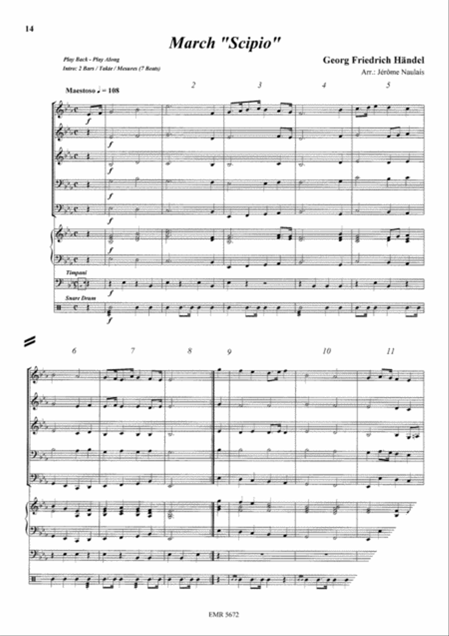 Album Volume 1 Brass Band scores gallery preview page 6