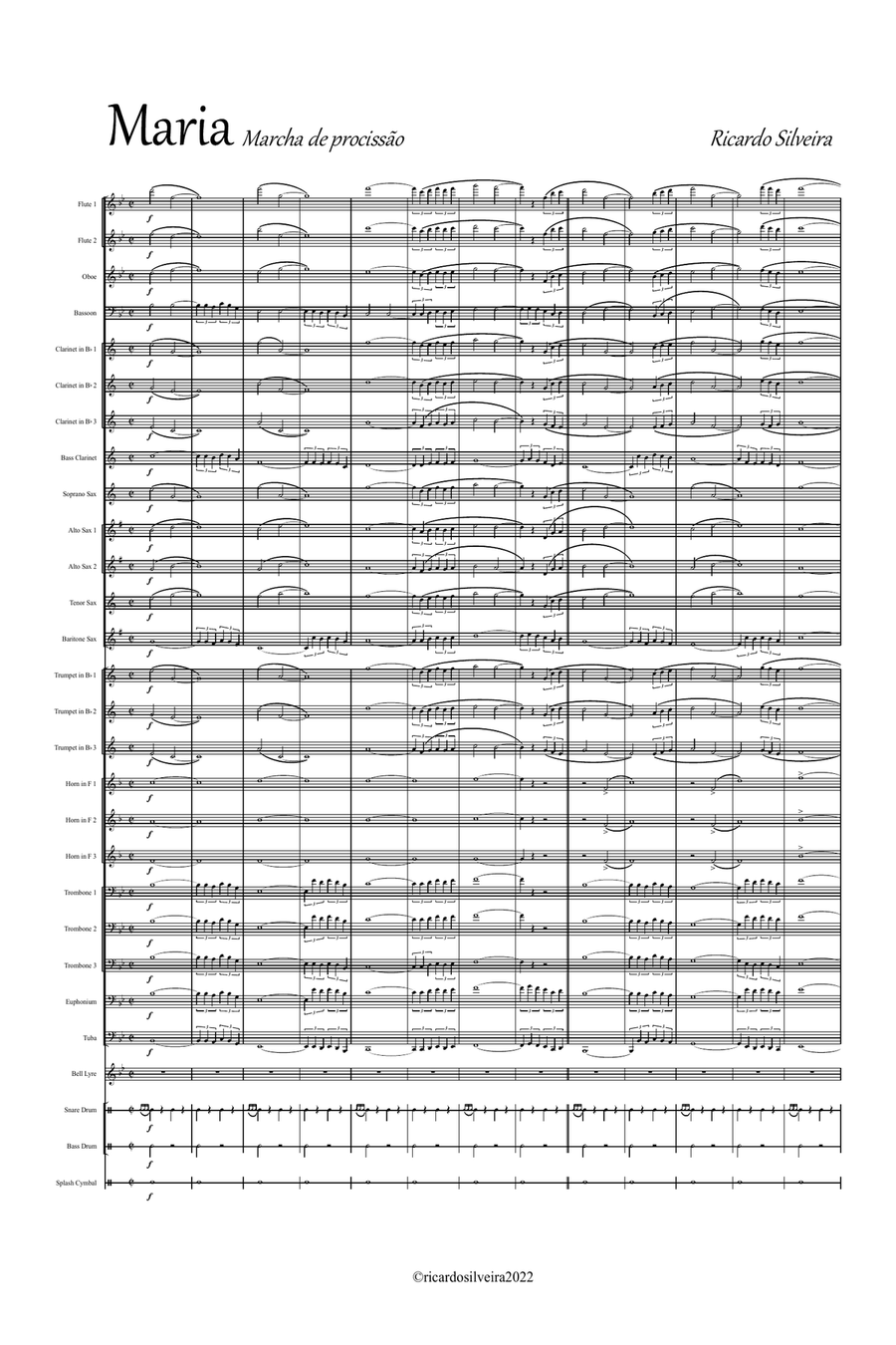 Maria Maria Marching Band scores gallery preview page 2