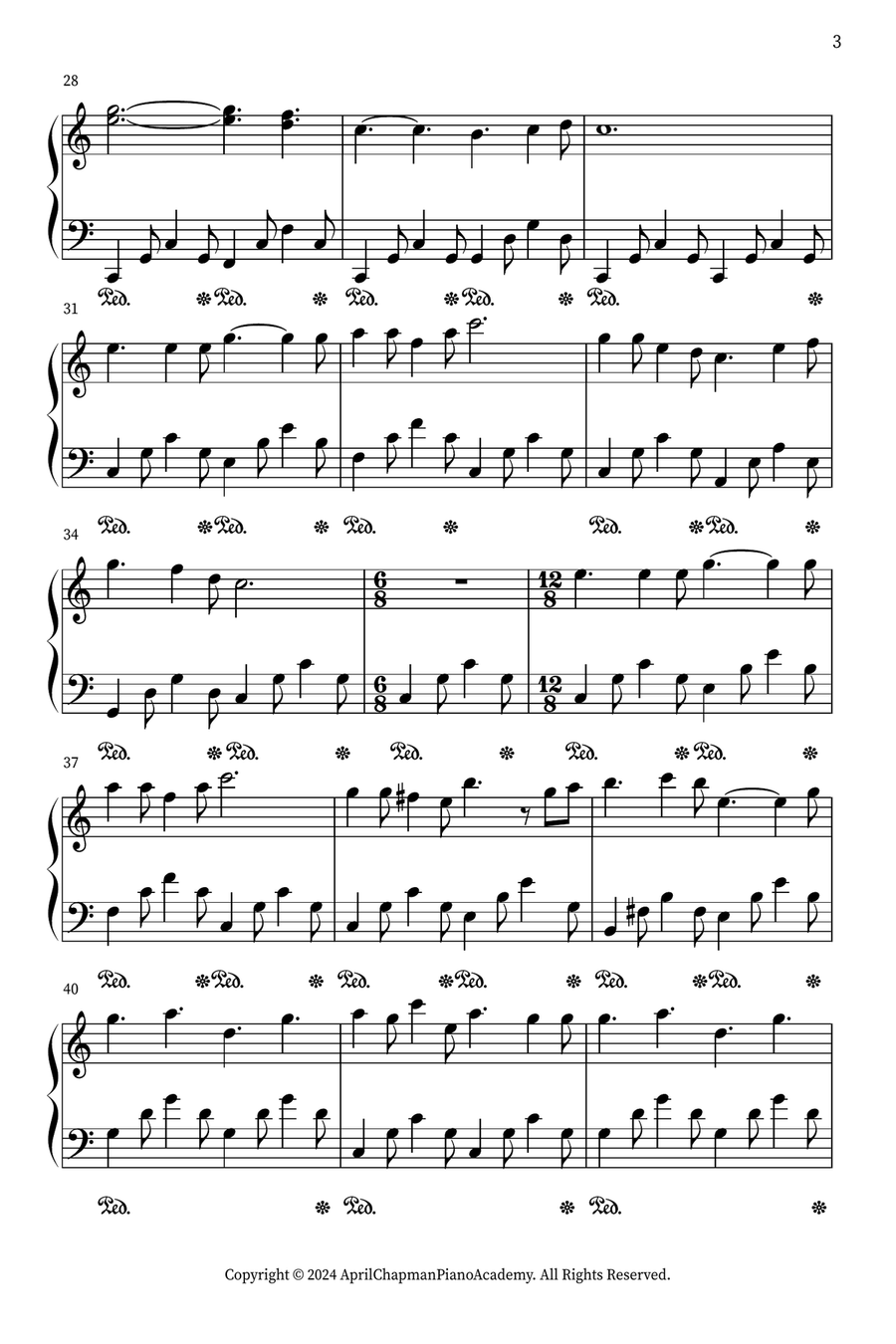 O Holy Night Part scores gallery preview page 3
