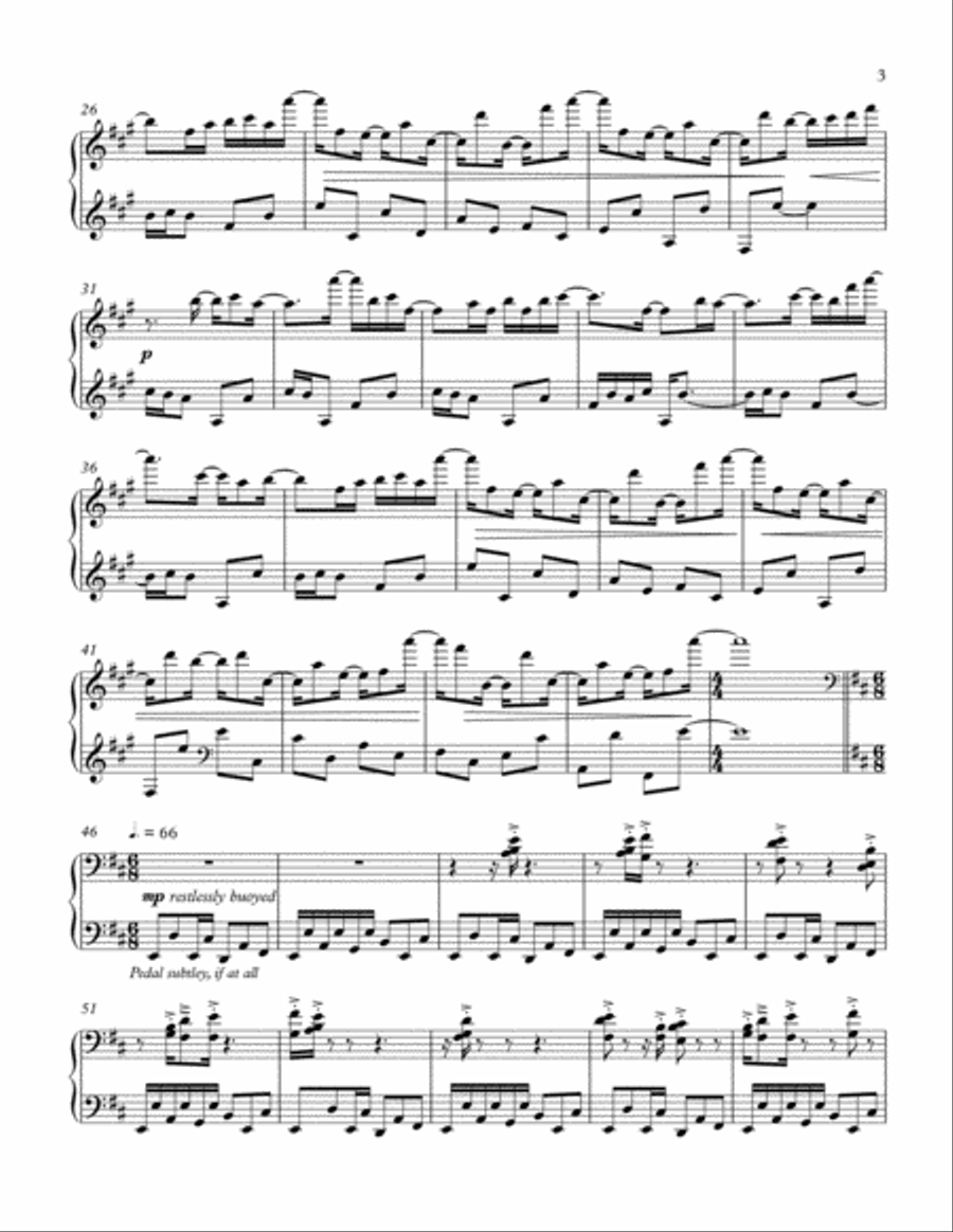 Glistenality Glistenality Piano Solo scores gallery preview page 3